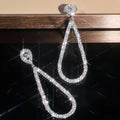 Exaggerated Rhinestone Geometric Earrings For Women - Norellé