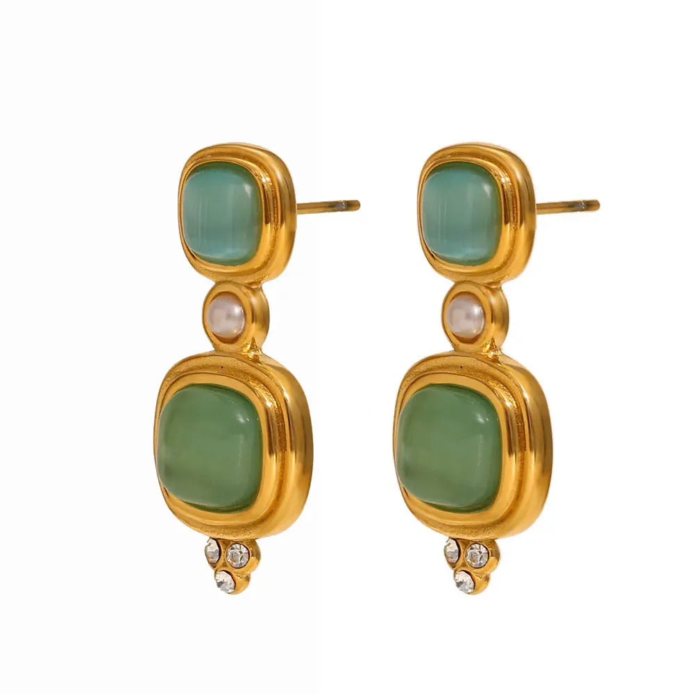 Fashion Earrings Stainless Steel Plated 18K - Norellé