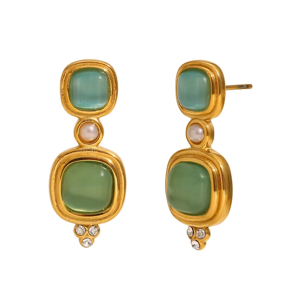 Fashion Earrings Stainless Steel Plated 18K - Norellé