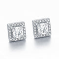 Inlaid Colored Gems Earrings S925 Sterling Silver Earrings - Norellé