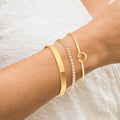 Stainless Steel Heart Knot Bracelet - Norellé