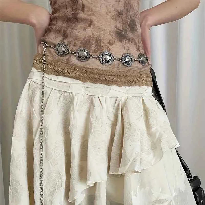 Metal Belt Adjustable Waist Chain