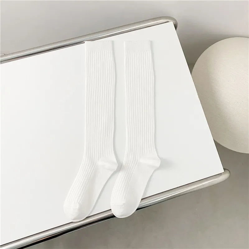 Women's Stockings Spring Trends Casual Preppy Style Knee High Socks