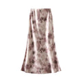 Satin Long Skirts Women's