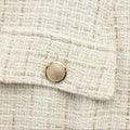 Women Tweed Single Breasted Elegant Jacket