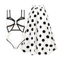Ruffle Bikini Set Printed Women Swimwear Skirt - Norellé