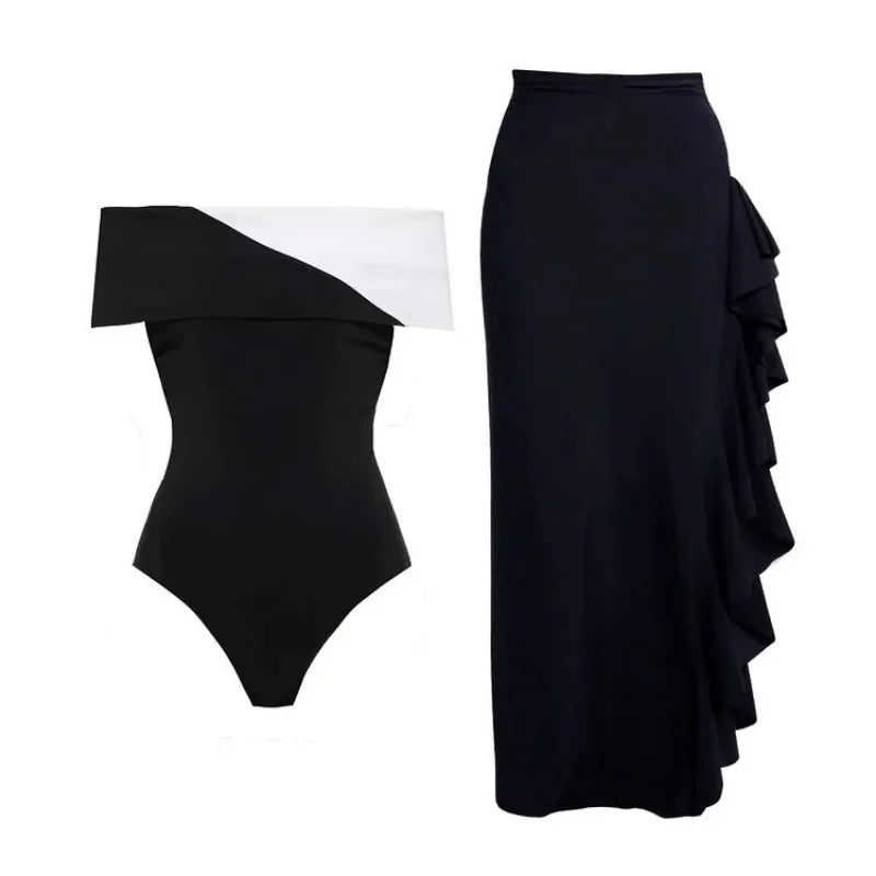 High-end One-piece Swimwear Set