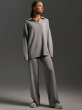 Winter Thick Women Knitted Suits Soft 2 Pieces Sets - Norellé