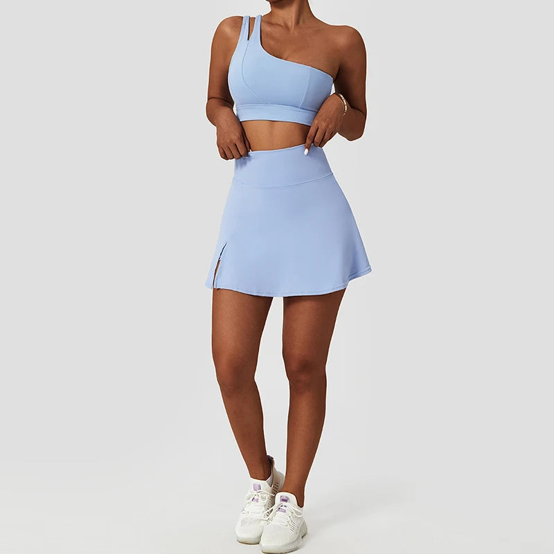 2 Piece Tennis Suit Women Sport Set