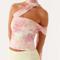 Strapless Floral Tube Top