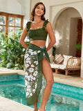 Women's Bikini Set High Waist Pleated 2 Piece Swimsuit - Norellé