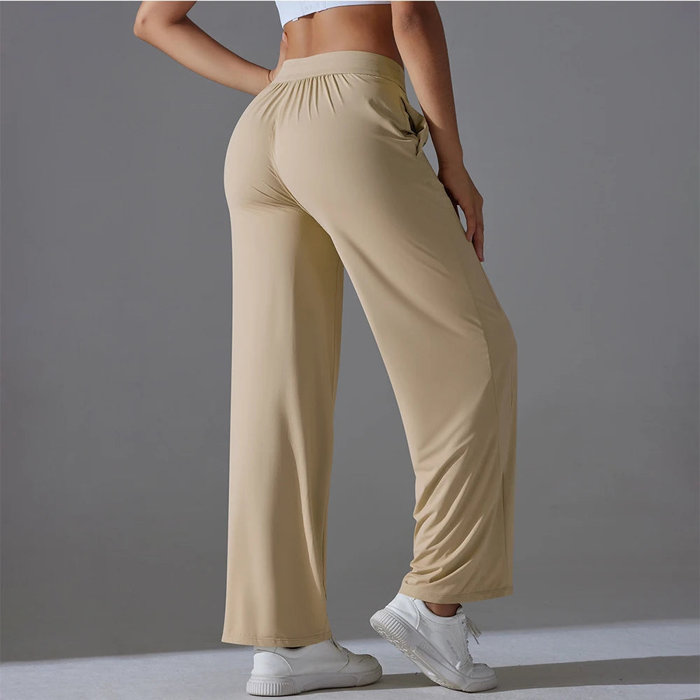 Women Loose Sports Pants Yoga Leggings
