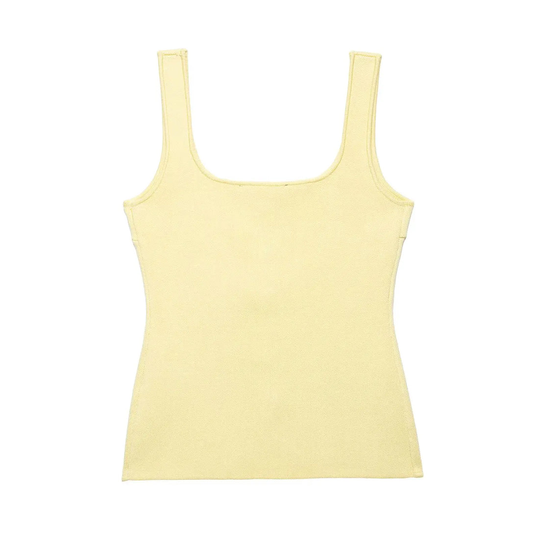 Women Basic Square Collar Knitting Sling Blouse
