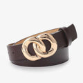 White Black Brown Women's Trousers Belt High Quality