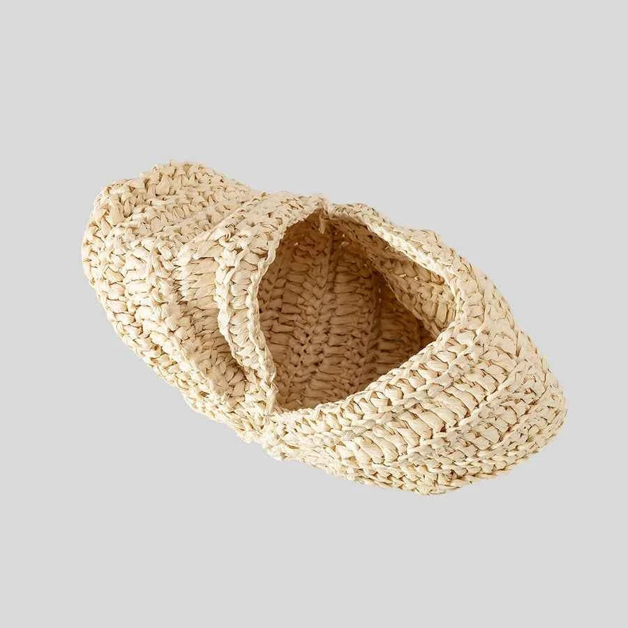Creative Conch Design Straw Shoulder Bags