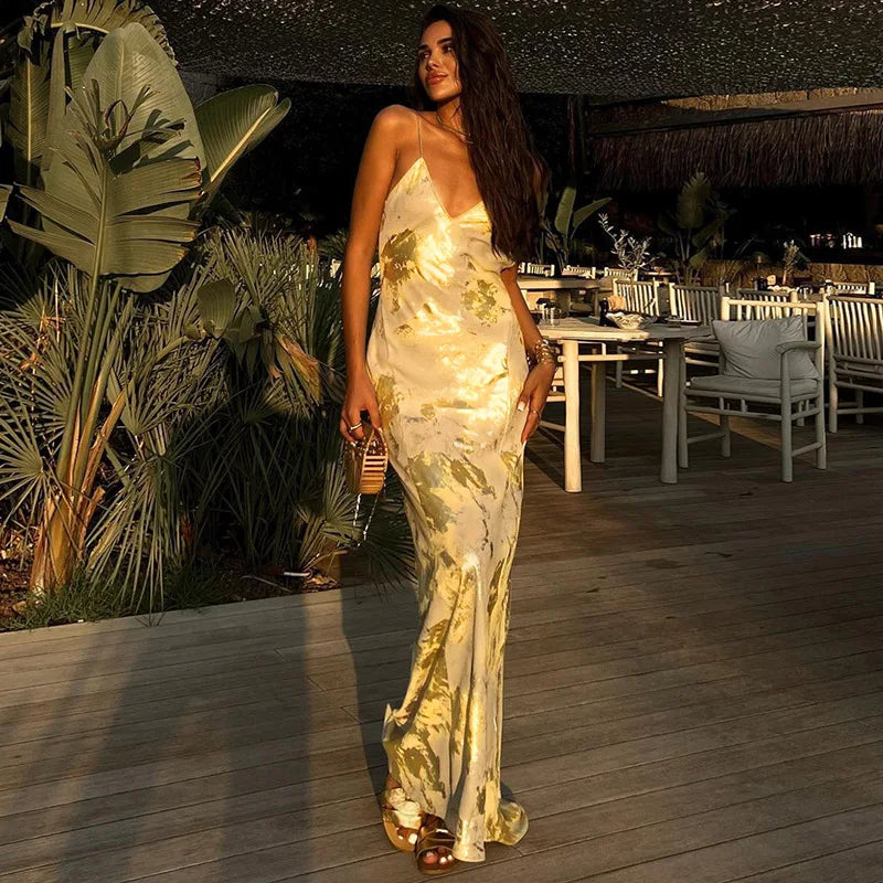 Women Elegant  Summer Evening Long Dress - Norellé