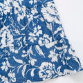 Women's Lace-up Floral Print Mini Dress - Norellé