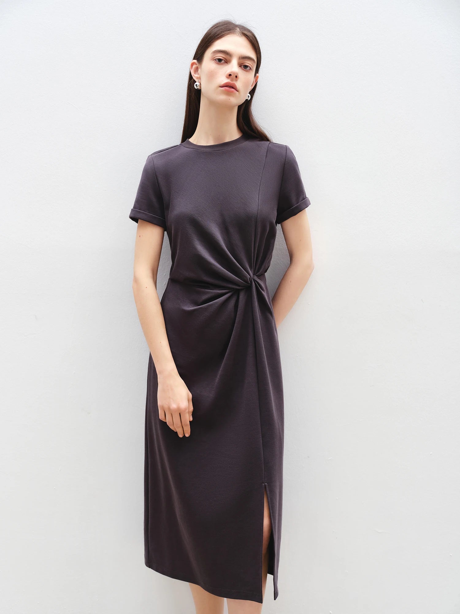 Women Solid Long Dress - Norellé