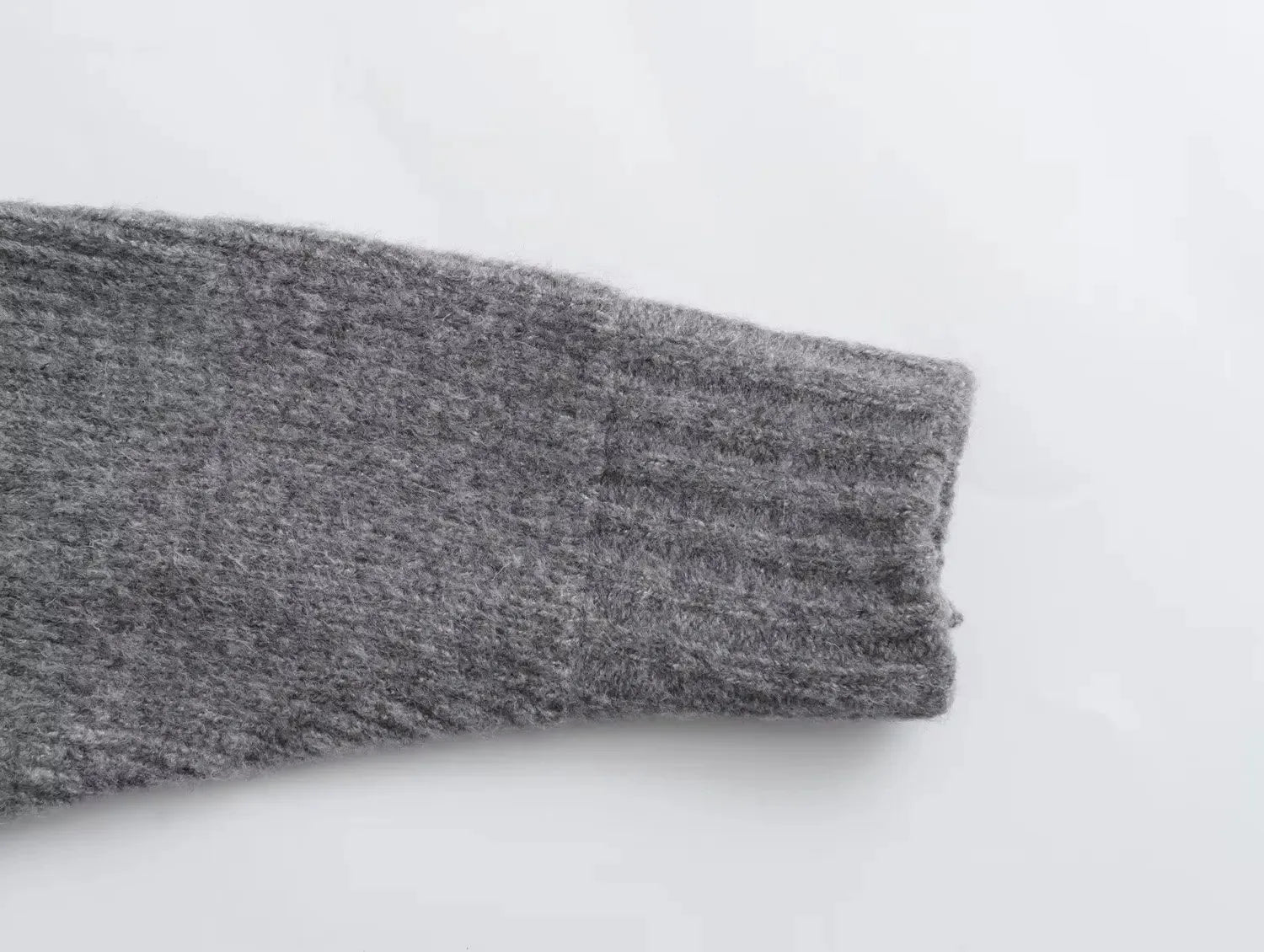 Solid Zipper Round Collar Sweater For Women High Street - Norellé