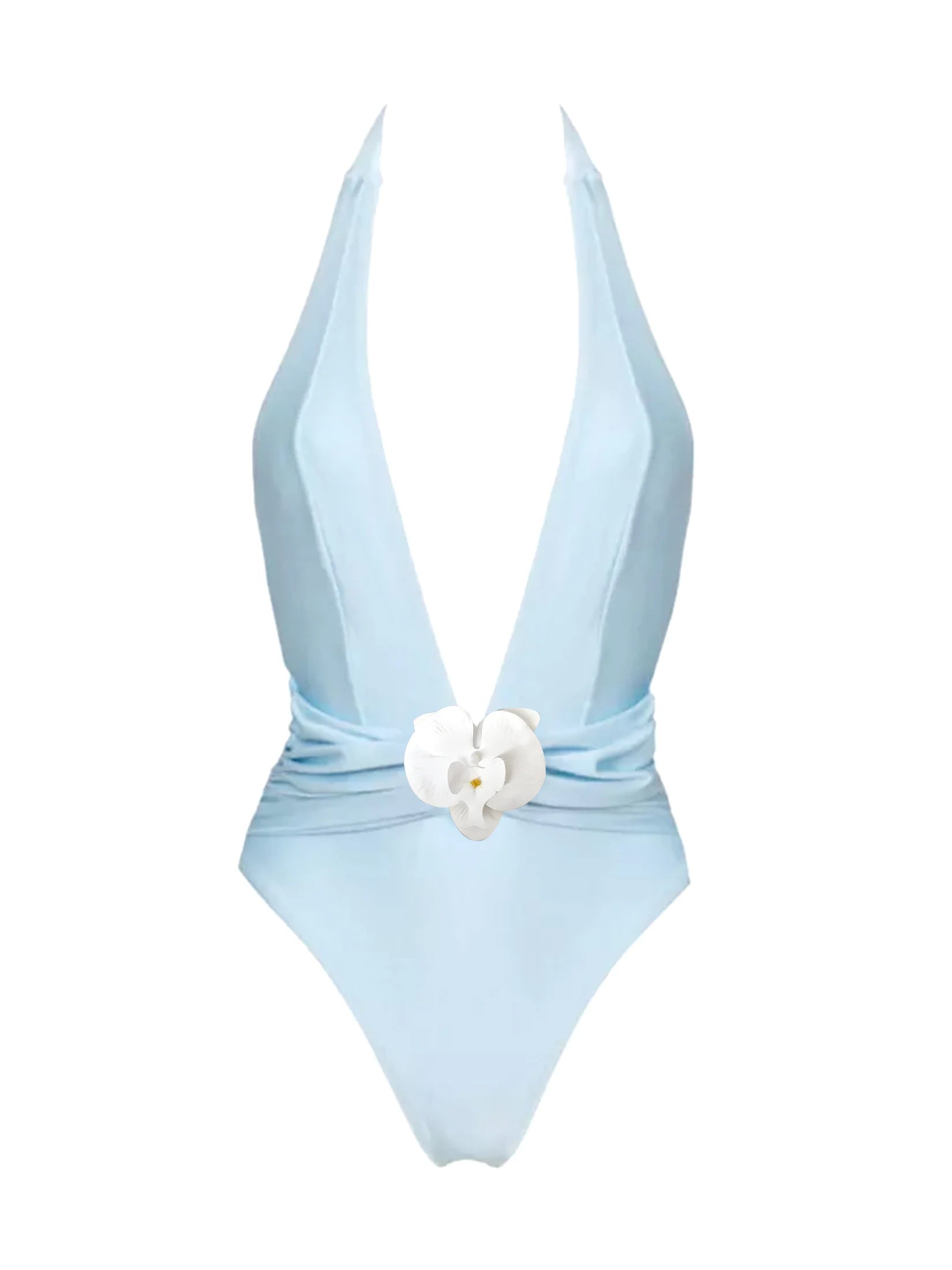 One Piece Siwmsuit with Sheer Skirt Coverup Beachwear Holiday Dress - Norellé