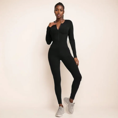 Bodysuit for women solid color ribbed long - Norellé