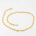 Round Light Gold Waist Chain Belt