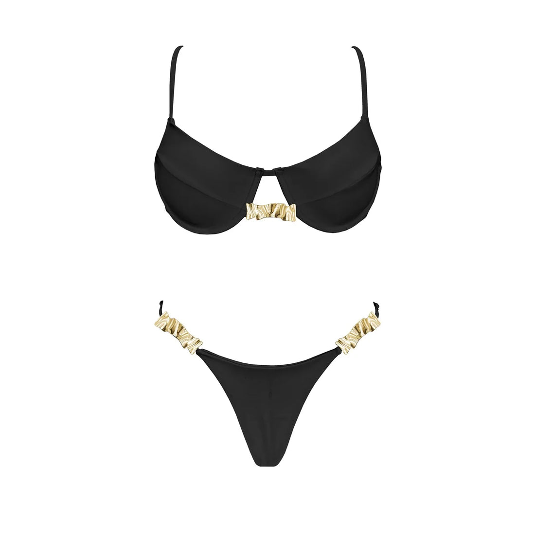 3Pc Push Up Bikini With Cover Up Women