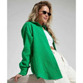 100% Cotton Solid White Shirt For Women