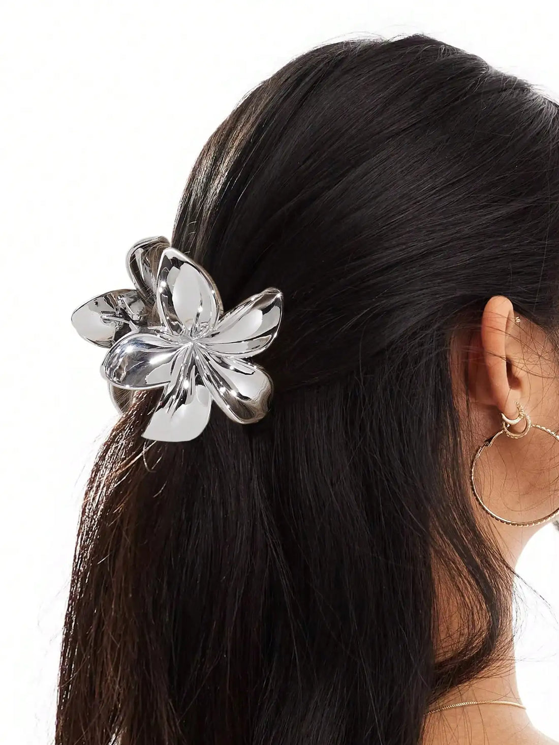 1 Pcs Fashion Spray Painted Egg Flower Hair