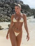 Micro Bikinis Women Swimsuits Swimwear Female Solid Thong - Norellé