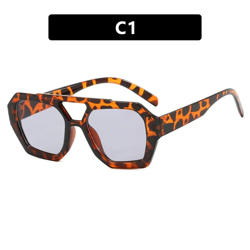 Fashion Sunglasses Designer Colored Lenses Sun Shade Glasses for Women