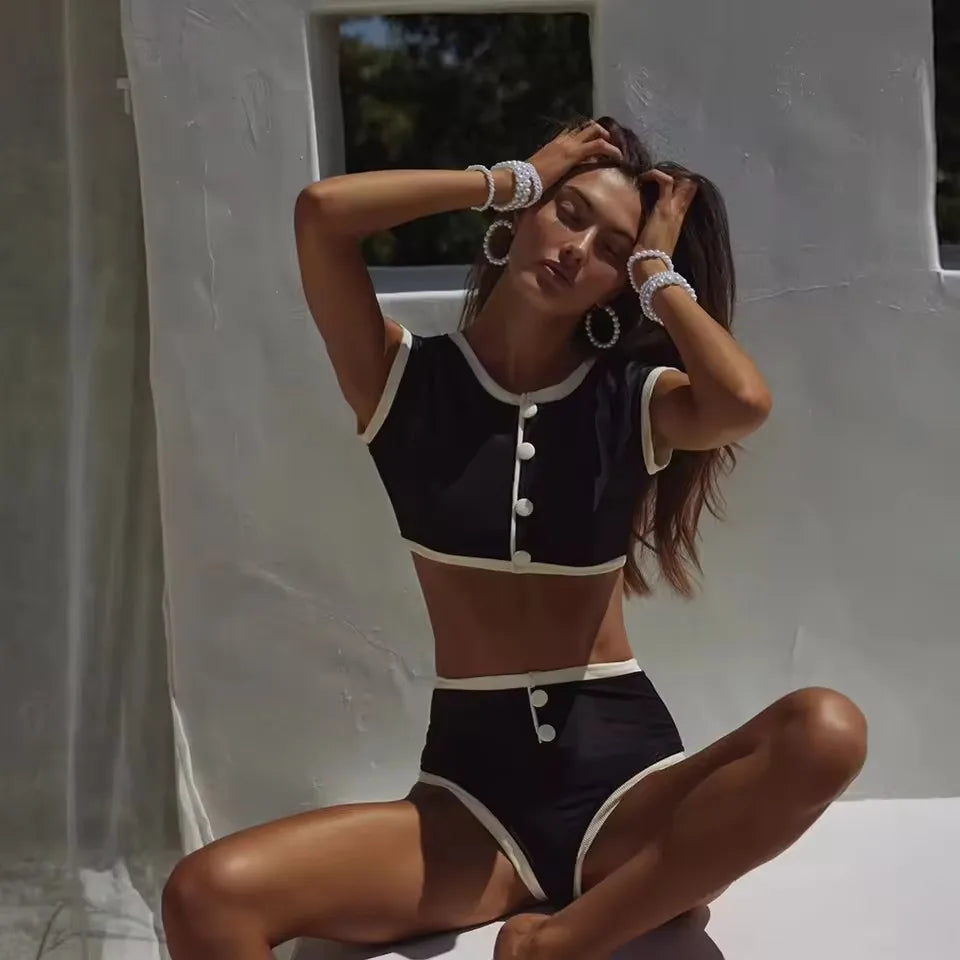 High Waist Bikinis Women Swimsuits - Norellé