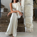 Solid O-Neck Sleeveless Dress Summer Slim Fit Piece - Norellé