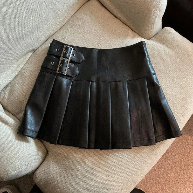 Leather Mini Skirts Women - Norellé