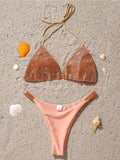 Halter Jewelled Sequins Diamond Bikini Women Swimsuit - Norellé