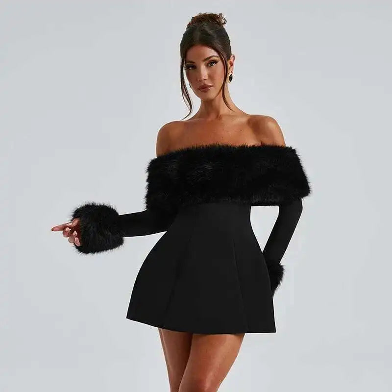 Button Backless Bodycon Short A-line Dress Women - Norellé