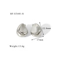 18K Gold High-grade Titanium Steel Simple Women's Ear Studs - Norellé