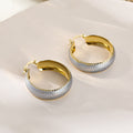 Copper Material Graceful Personality Simple Earrings - Norellé