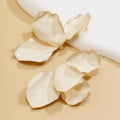 Gradient Petals Dripping Oil Exaggerated Earrings - Norellé