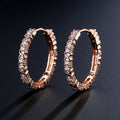 Cold Geometric Round Earrings Women - Norellé