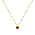 S925 Sterling Silver Necklace Women's Advanced Oval Water Foam 8A Heart-shaped Zircon Flower Horse Eye Clavicle Chain - Norellé