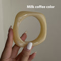 Acrylic Bracelet Exaggerated Ins Style Irregular Translucent - Norellé