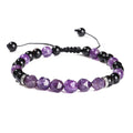 Natural Crystal Diamond Rhombus Bead Woven Bracelet - Norellé