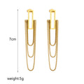 Temperament Entry Lux Multi-layer Tassel Chain Earrings - Norellé