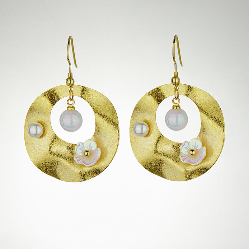 High Fashion Design Golden Butterfly Tassel Earrings - Norellé