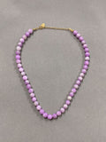 Lavender Purple Ball Clavicle Chain Women - Norellé