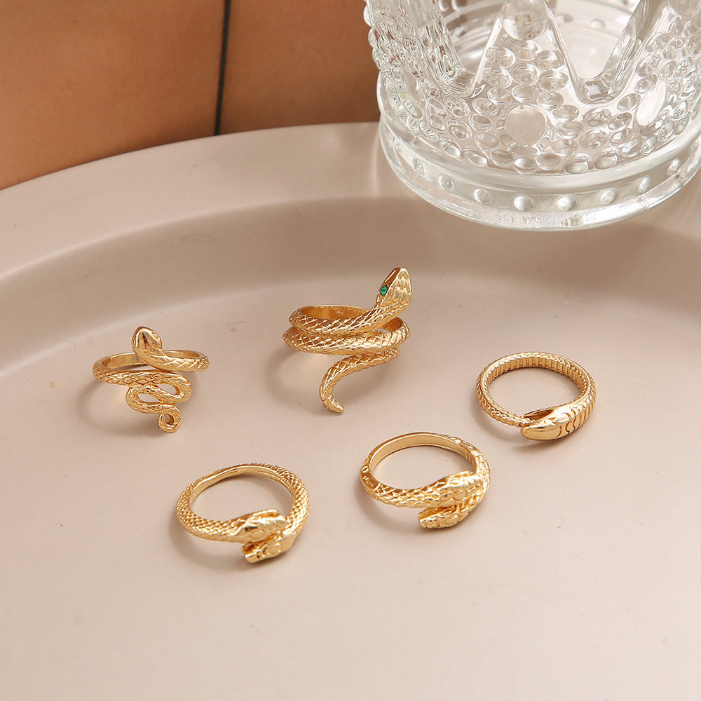 Snake Ring Suit 5-piece Metal Joint - Norellé